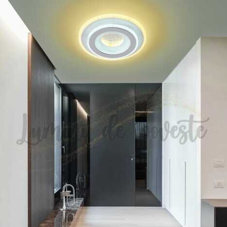 Aplica LED 74 W Charm Illusion, LED inclus, 3 surse de iluminare, Lumina: Cald, Natural, Rece, Echiv